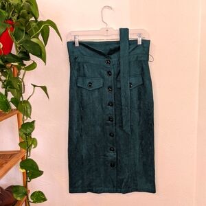 Green Pencil Skirt